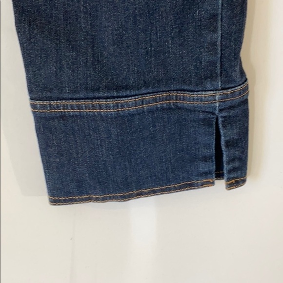 SIMPLY Vera by Vera Wang Straight Dark Denim Jean - Picture 3 of 6